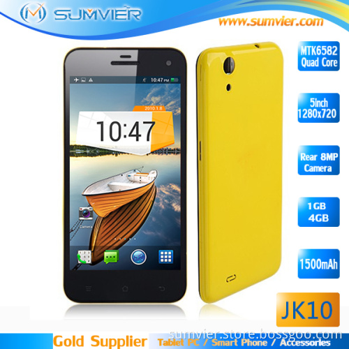 5inch IPS Mtk6582 Mobile Phone with Quad Core